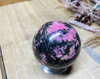 Rhodonite sphere