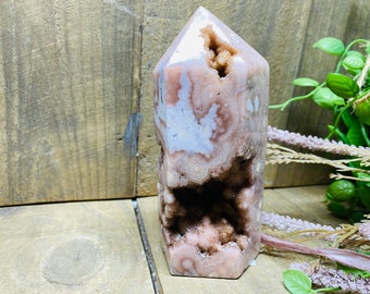 Flower Agate tower obelisk