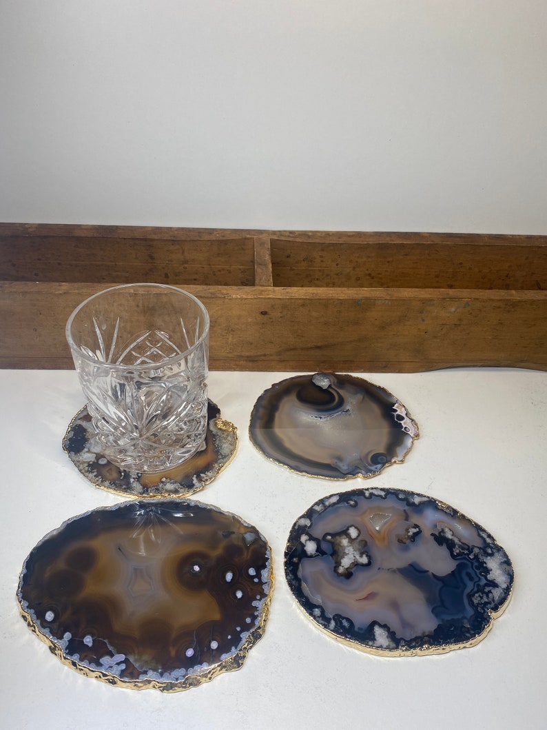 EvolvingEarthDesigns Agate Slice Coasters - Thumbnail 4