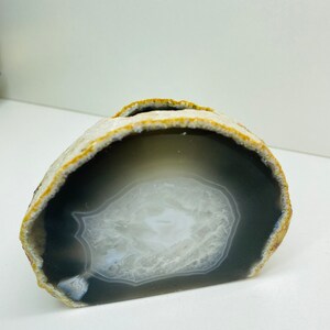 Natural Agate tea light Candle Holder (natural stone / crystal), home decor or unique gift