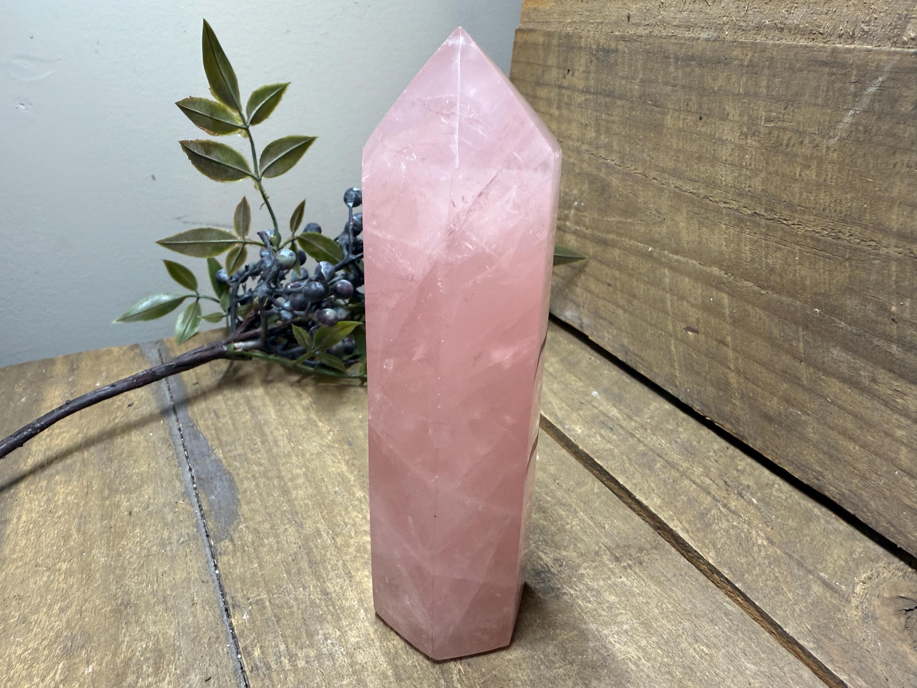 Rose Quartz Tower - Etsy