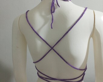 Lilac Hakoba Corset Crop Top Design by Emblaze at Pernia's Pop Up Shop 2024