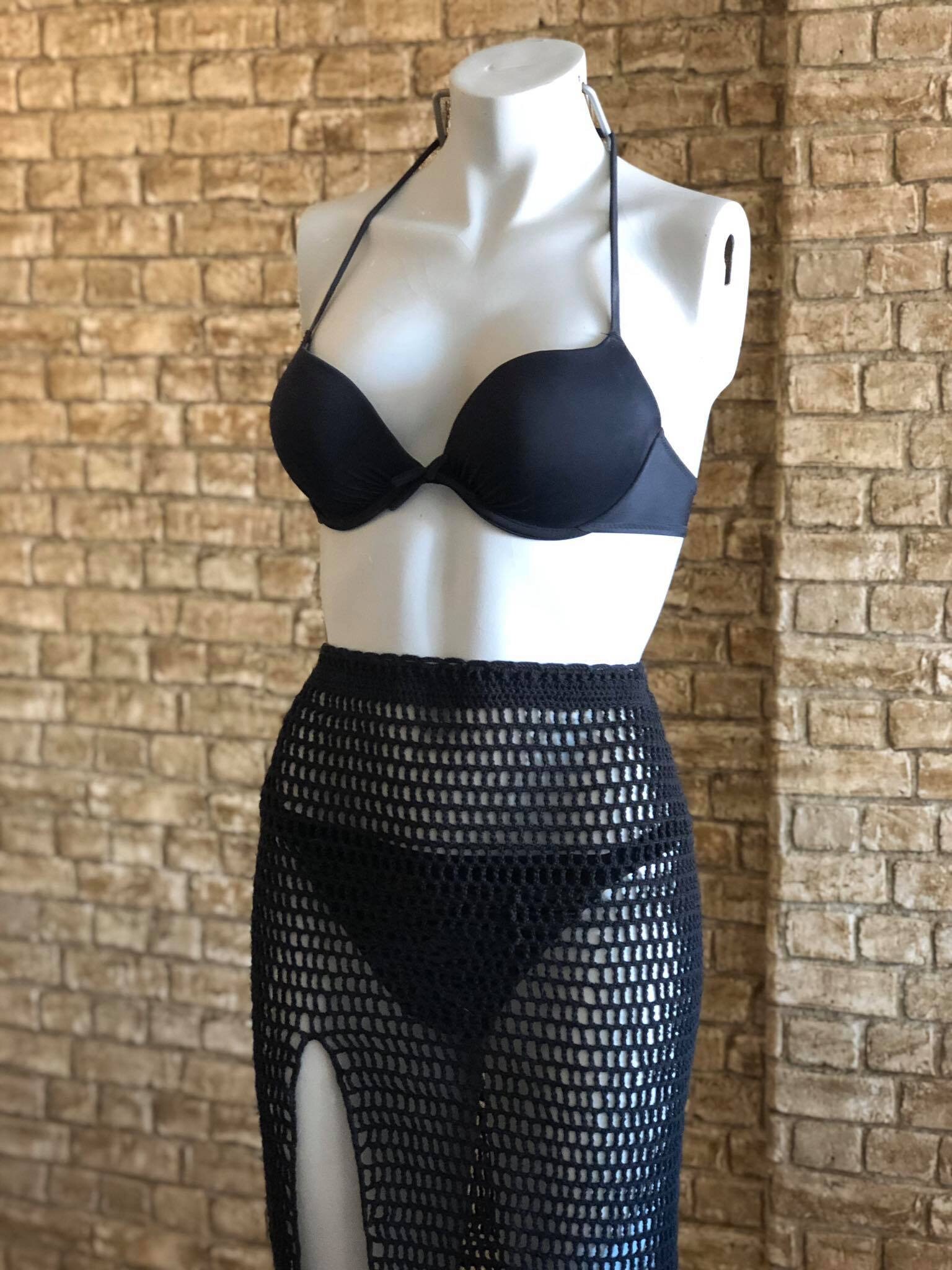 Sarong Skirtcrochet Crop Skirts Crochet Bikini Etsy