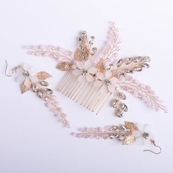 Pink Hair Comb - Etsy