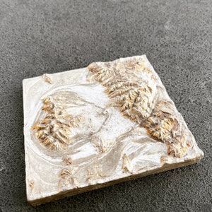 Carte topographique en fonte d'aluminium