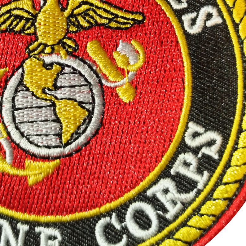 U.S. Marine Corps USMC Embroidered Patch Ironon & Sewon Etsy