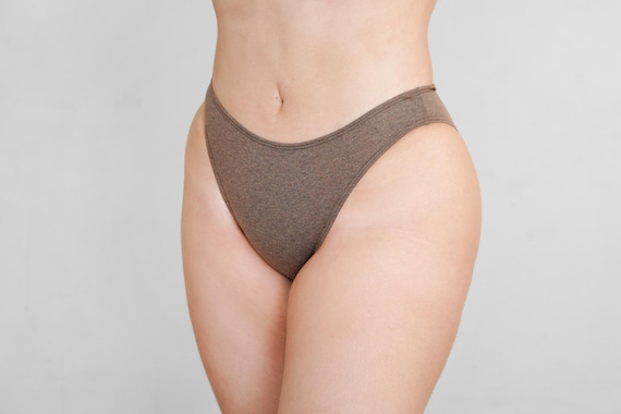 90s High french Cut Organic Cotton Underwear | Handmade in USA