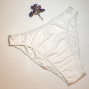 High Cut Cotton Underwear for women White