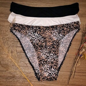 High Cut Cotton Underwear for women set of 3 colors