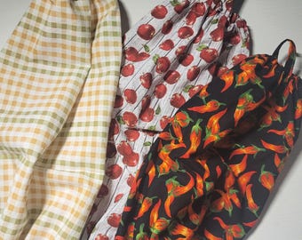 Handmade Fabric Grocery Bag Holder – Kitchen Storage Dispenser