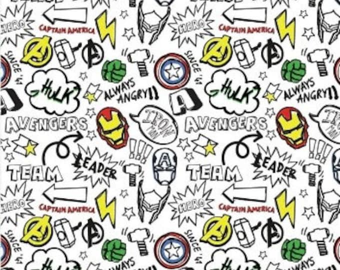 Disney Marvel Avengers 5 Piece Bundle Fat Quarter Fabric Many Patterns ...