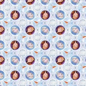 Disney Princess Elsa Frozen 2 Fabric By Fat quarter FQ Half Many Patterns available 100% Cotton 1/4 Yard Anna Sisters Mythic Journey #1682