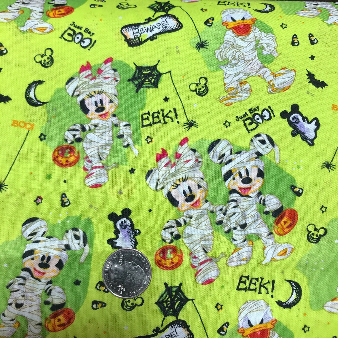 mickey mouse fabric toy box