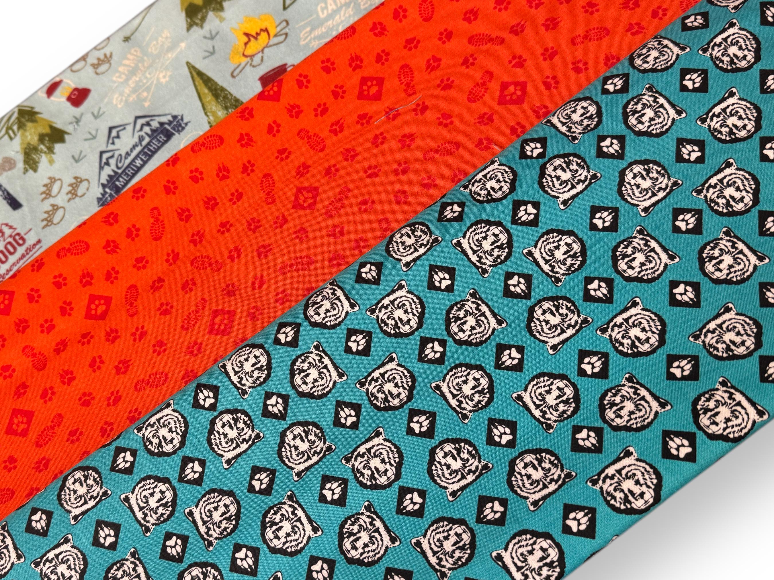 Boy Scouts Fabric By Fat quarter FQ Half Many Patterns available Being Cheerful is Good Medicine A Scout Does His Best Panels Cotton