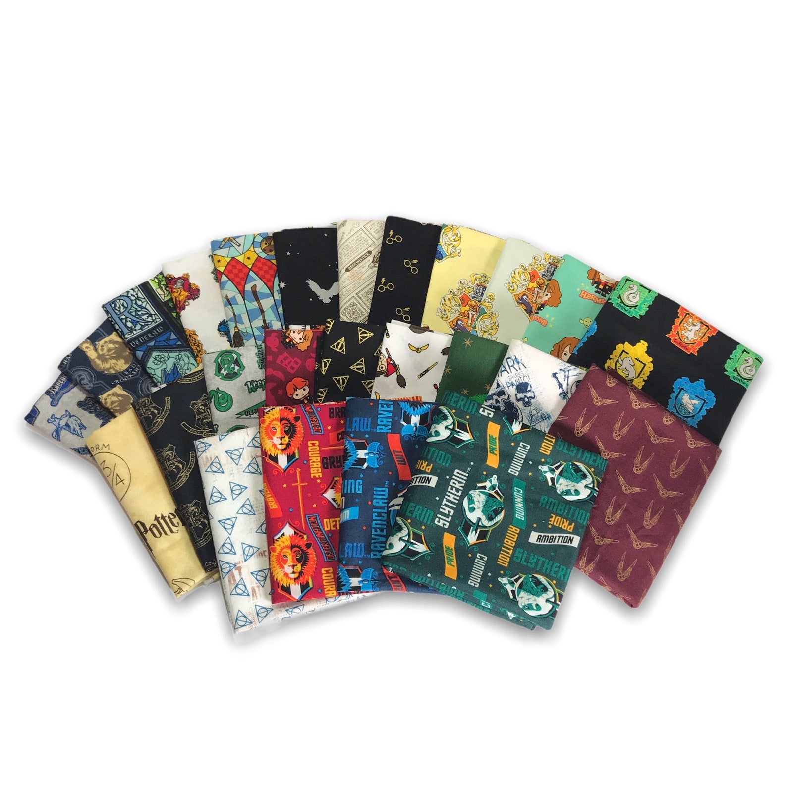 Harry Potter Fat Quarter Lot Bundle Set of 1 4 Mixed FQ Many Etsy