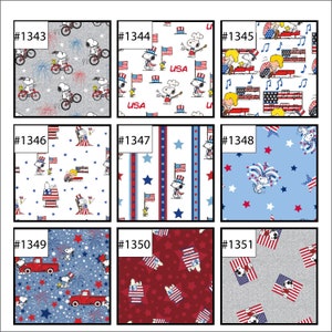 Snoopy Circus Peanuts Fat Quarter Bundle di 5 (45,7 x 55,9 cm) Multi, 100% cotone tessuto per artigianato, trapuntatura, cucito, patchwork (2964-00
