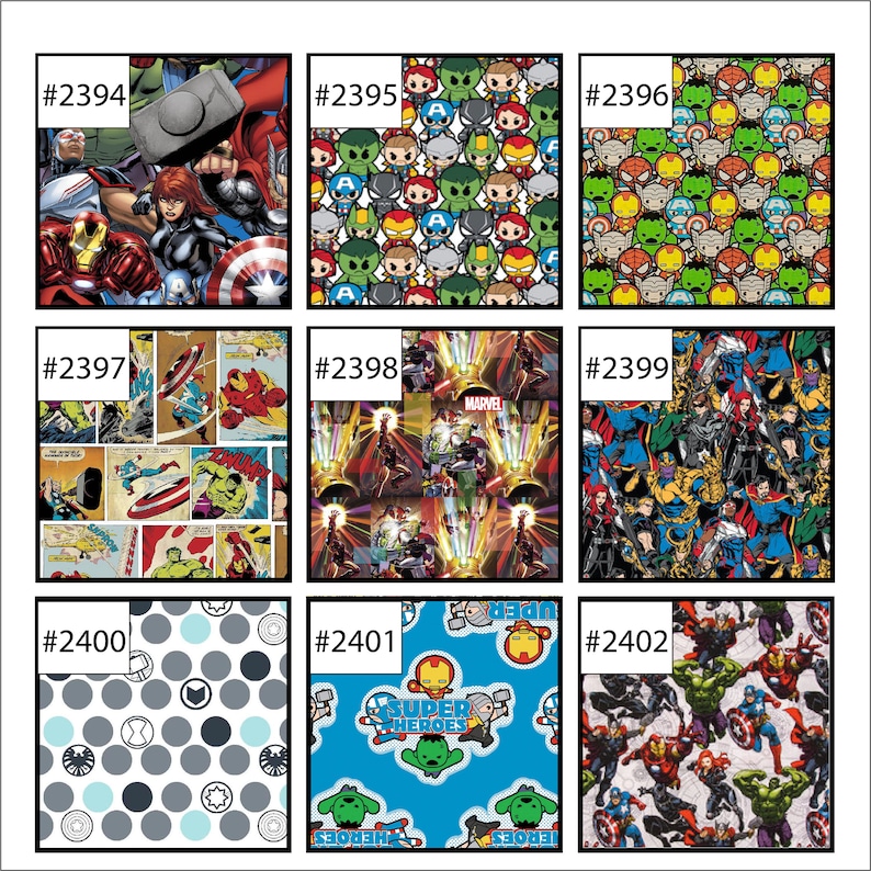 Spiderman Comic Fabric by Fat Quarter FQ Half Many Patterns - Etsy