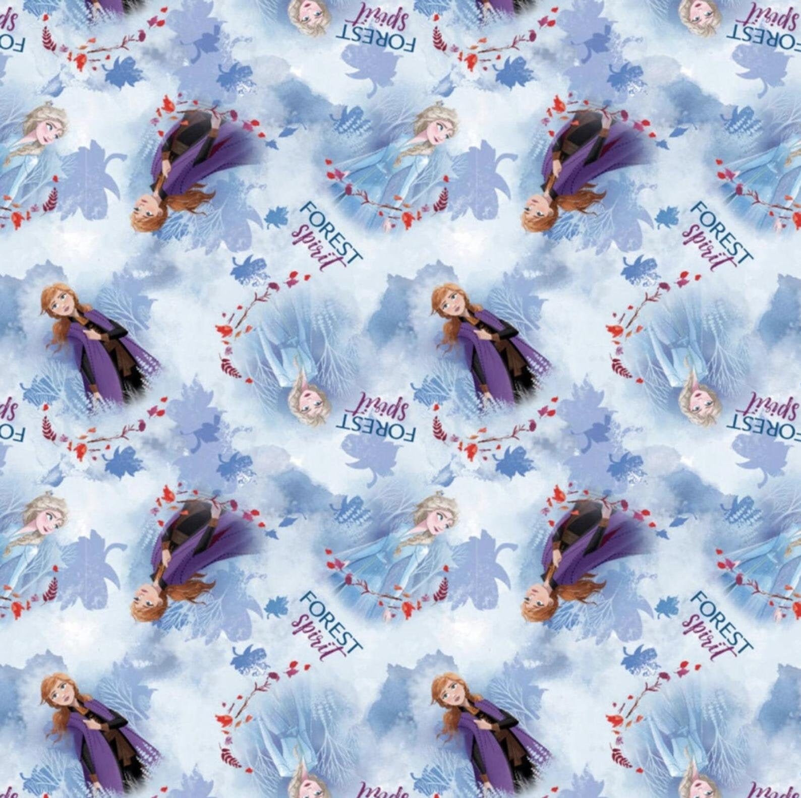 Disney Princess Elsa Frozen Fabric by Fat Quarter FQ Half Many Etsy