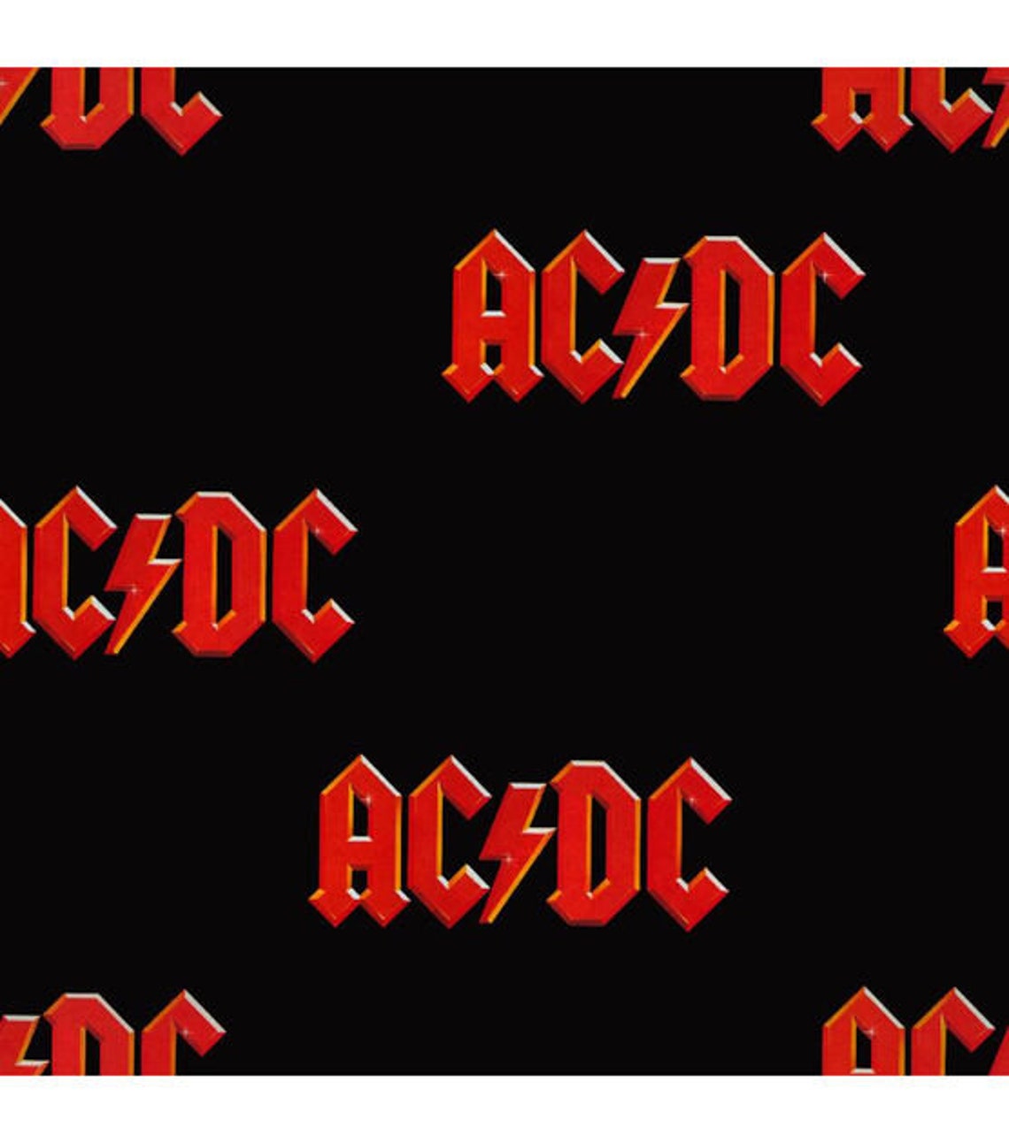 ACDC Rock Band Member Face Fabric by the Yard FBTY Fat - Etsy