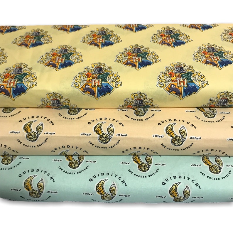 Harry Potter Fat Quarter Lot Bundle Mystery Set of 3 20 Etsy