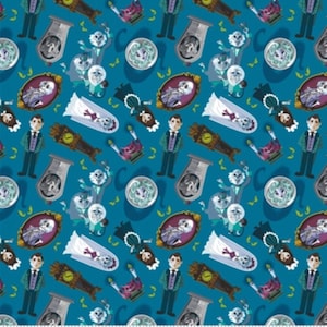 Haunted Mansion Wedding Disney Tissu par mètre FBTY Fat quarters FQ Half Many disponible 100 % coton #