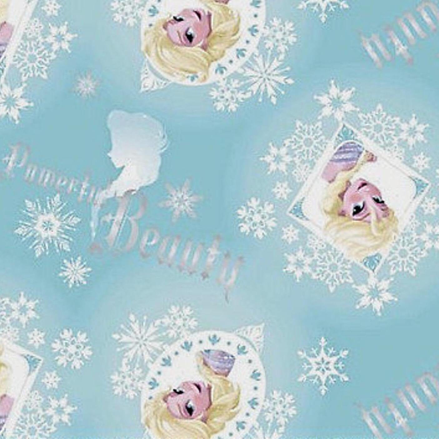 Disney Princess Elsa Frozen Fabric By Fat quarter FQ Half Many Etsy