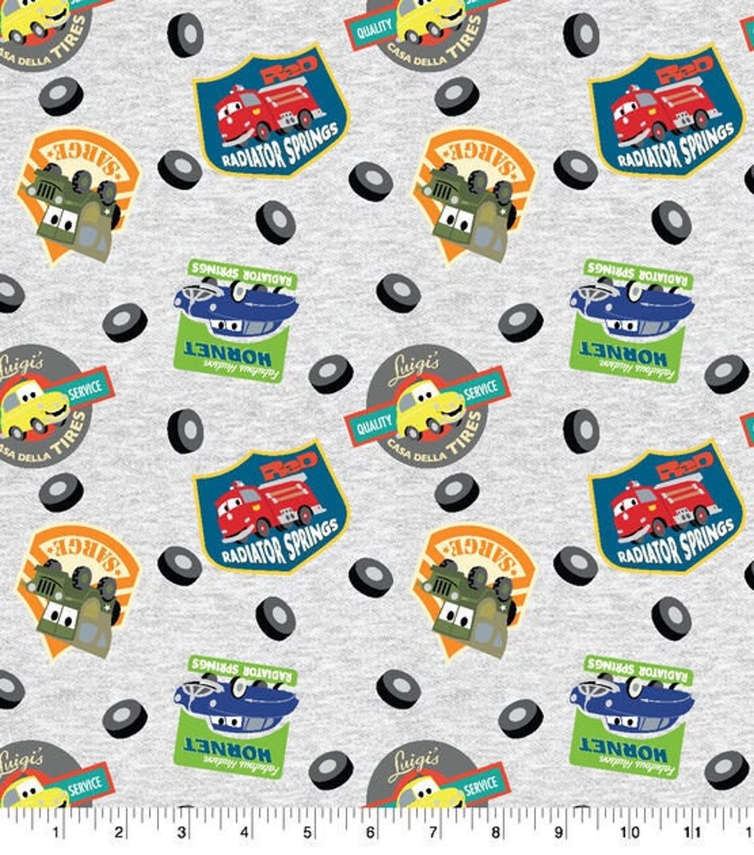 Disney Cars Pattern Disney Cars Fabric by Fat Quarter FQ Half Many Patterns Available 100% ...