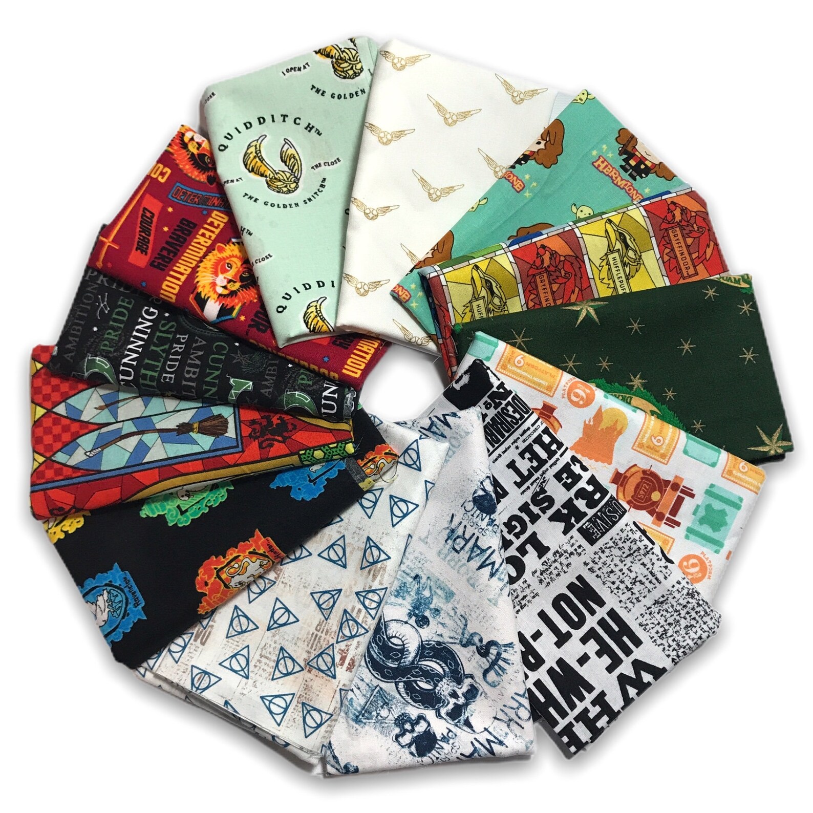 Harry Potter Fat Quarter Lot Bundle Mystery Set of 3 20 Etsy