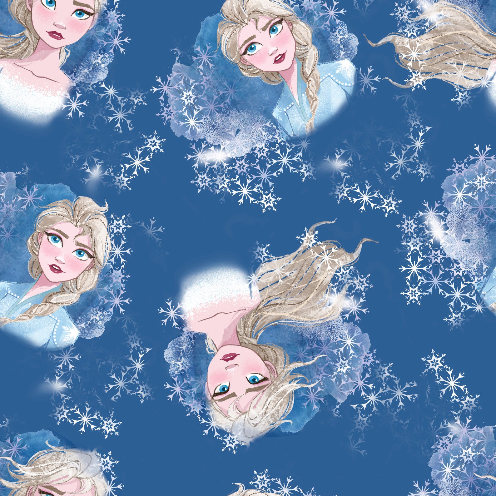 Disney Princess Elsa Frozen Fabric by Fat Quarter FQ Half Many Etsy