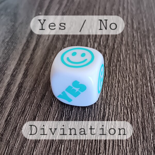 Yes No Divination Dice | Yes No Maybe Reading | Ask A Question