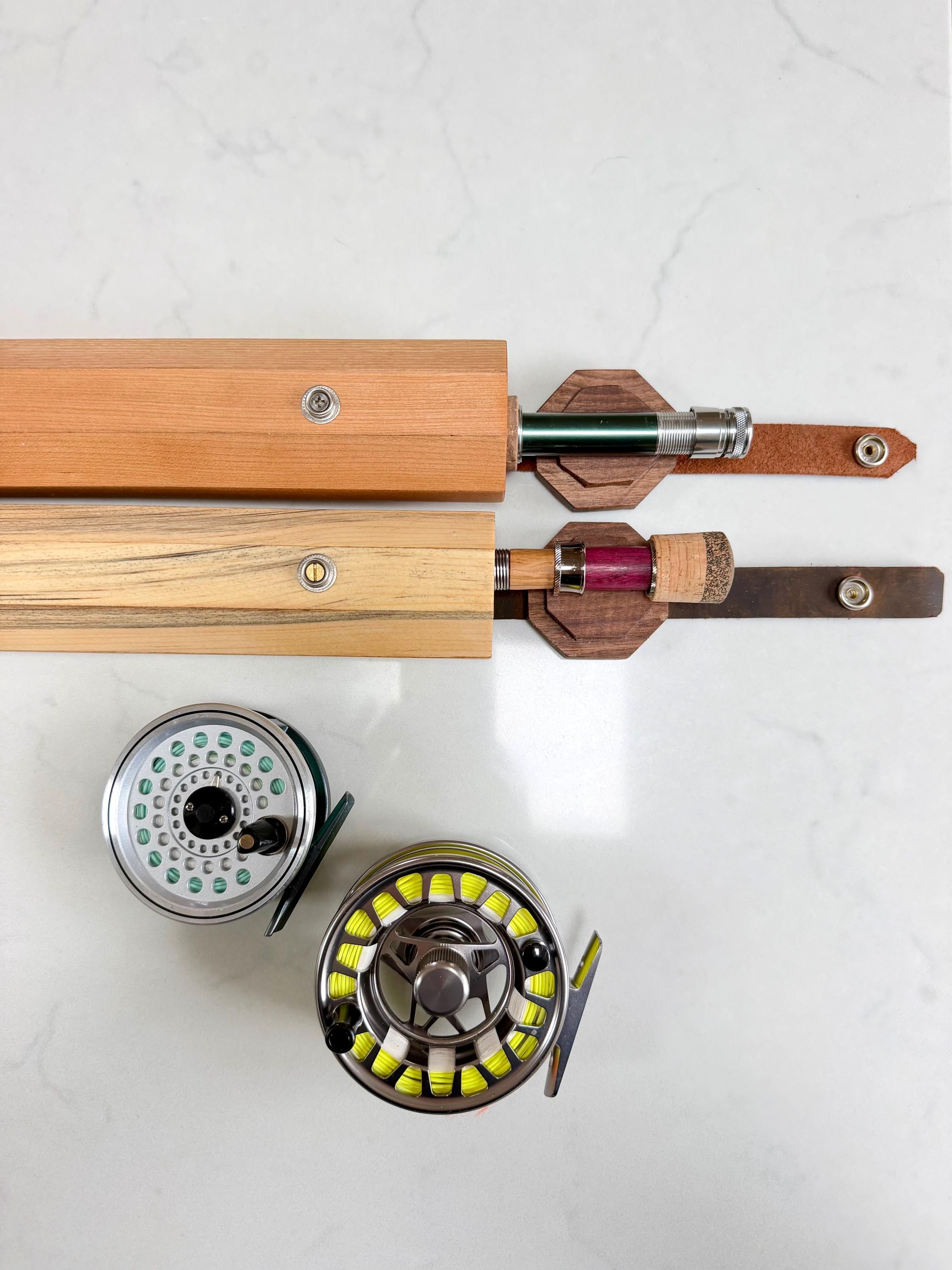 Fly Rod Storage Strap Wooden Fly Rod Storage Tube - Etsy