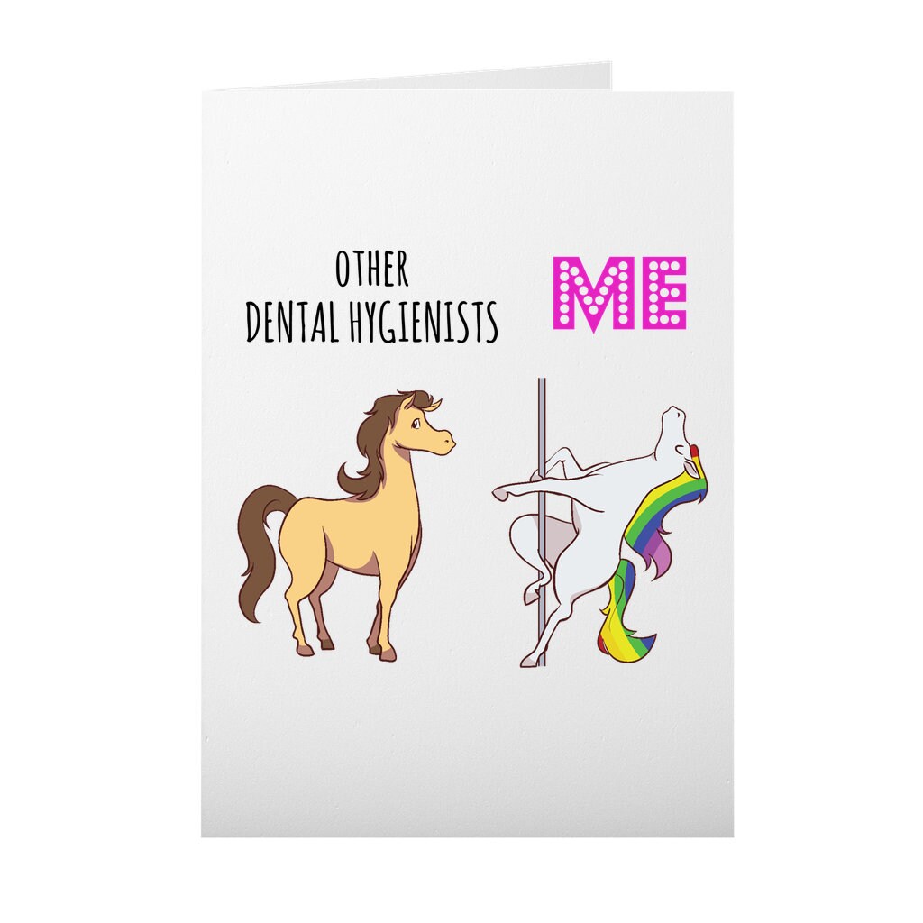 Dental Hygienist Card Dental Hygienist Gift Birthday Card Etsy