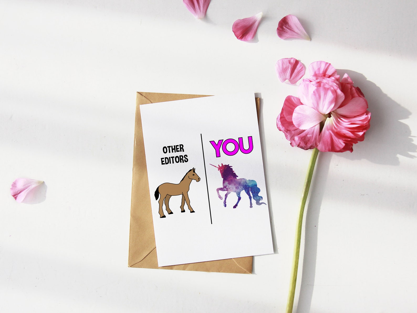 Editor Card Editor Gift Birthday Card for Editor Etsy