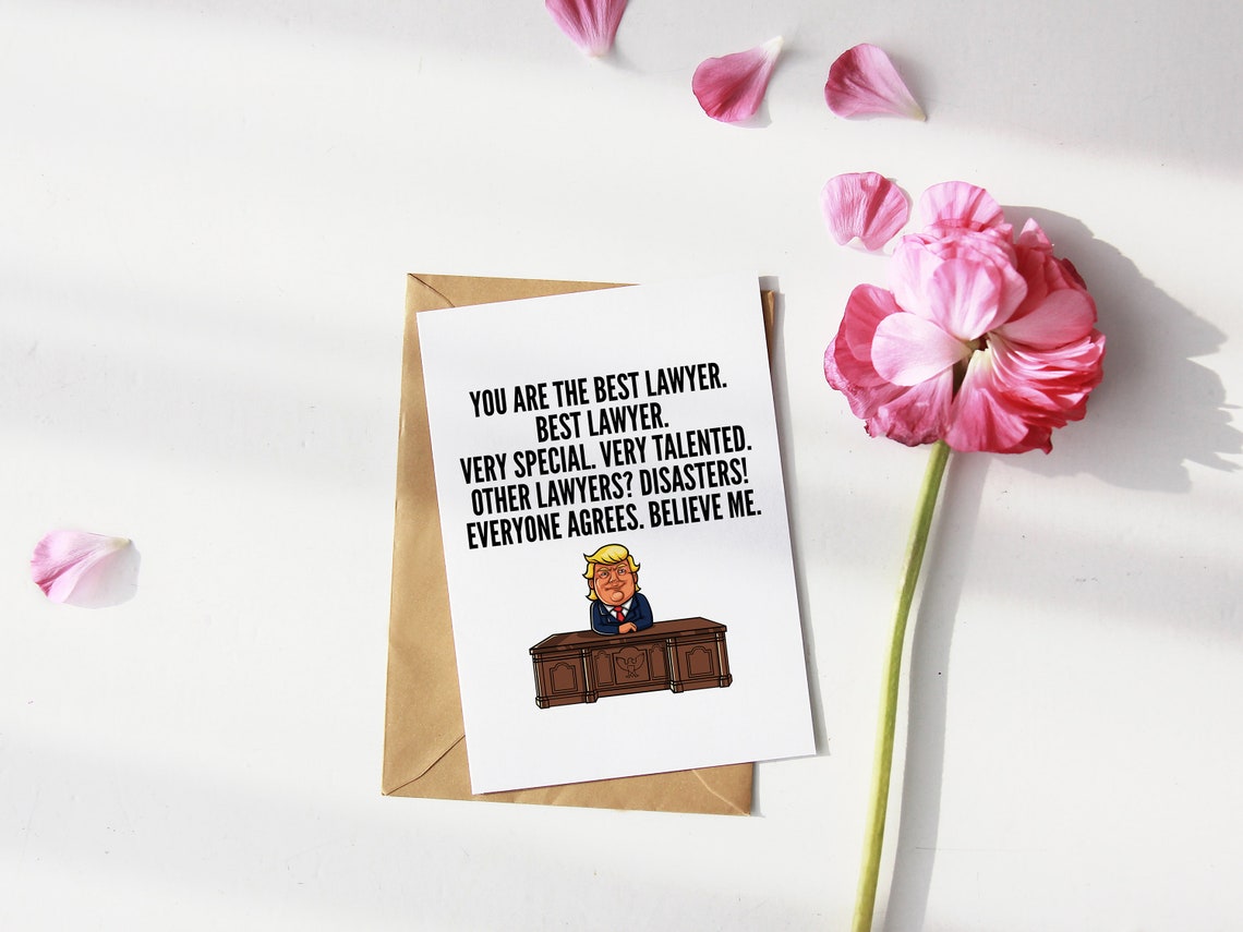 Lawyer Birthday Card Lawyer Greetings Card Lawyer Gift Etsy
