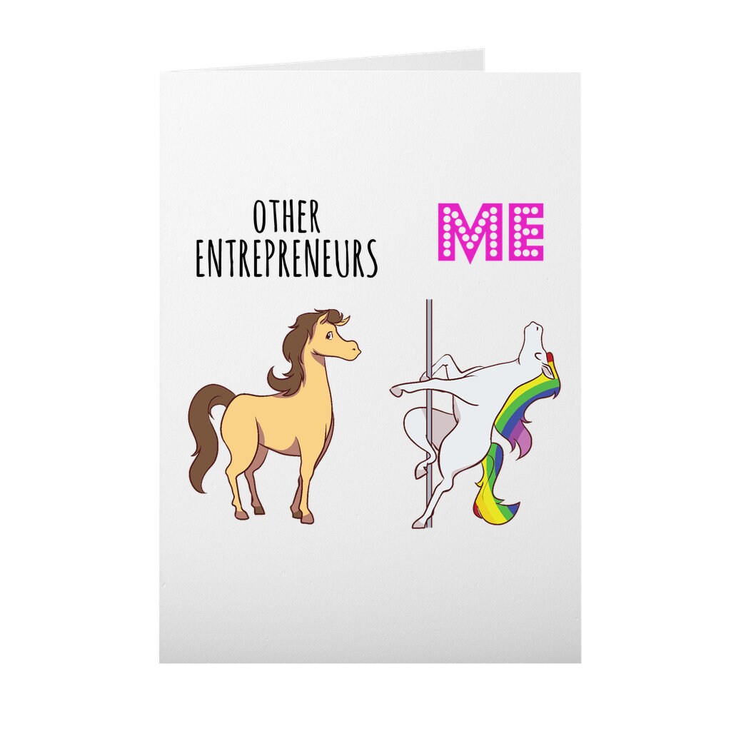 Entrepreneur Card Entrepreneur Gift Birthday Card for | Etsy