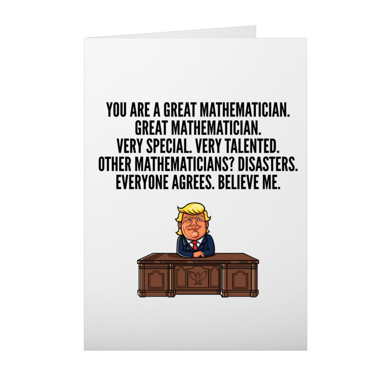 Mathematician Birthday Card Mathematician Gift Math Etsy