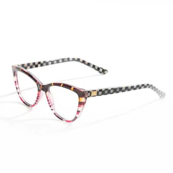 MACKENZIECHILDS Suzanne Reading Glasses 2.5 COURTLY Check Etsy