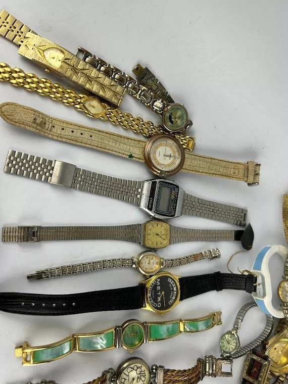 Lot Of 50 Mostly Working Vintage Watches Only Few… - image 4