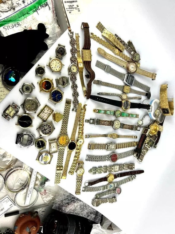 Lot Of 50 Mostly Working Vintage Watches Only Few… - image 1