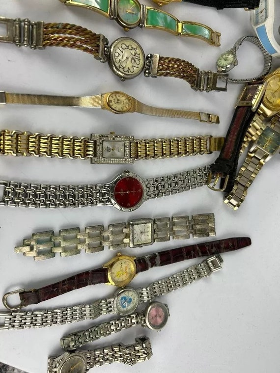 Lot Of 50 Mostly Working Vintage Watches Only Few… - image 2