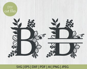 Download Letter B Monogram Etsy