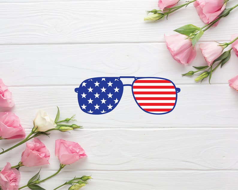 Download Sunglasses Svg US Flag Svg Aviators Svg American Boy Svg ...