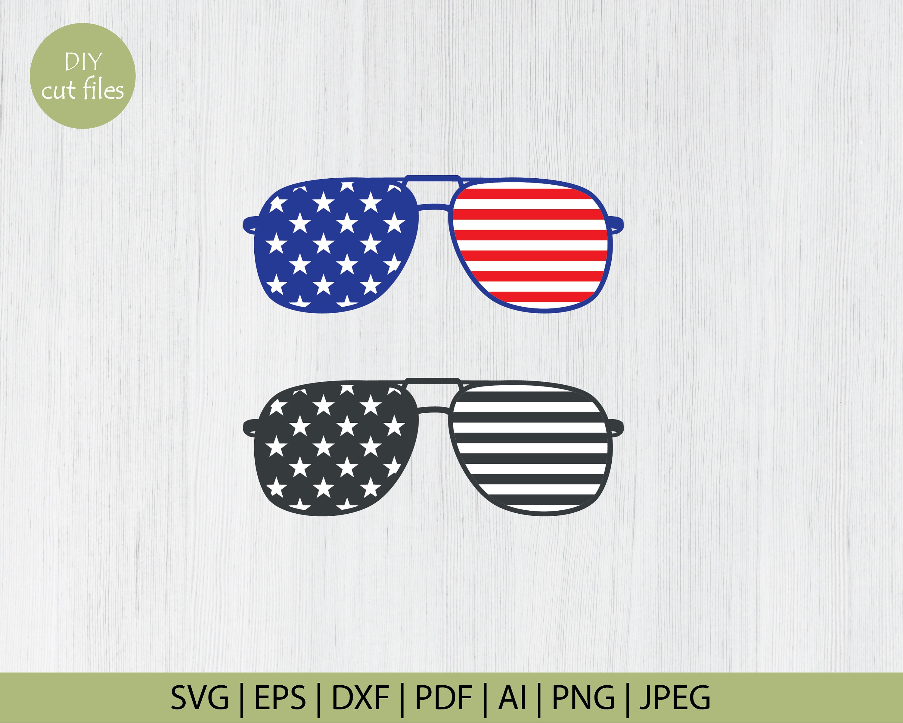 Free Free American Flag Aviators Svg 636 SVG PNG EPS DXF File