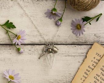 Sterling Silver Scissor Charm Necklace Kit, Thread Ots Orb