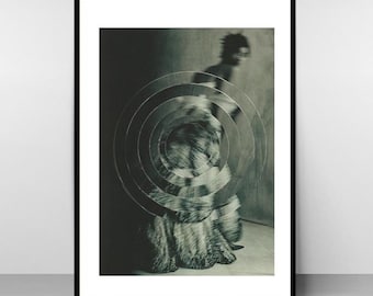 Topology of the Self – Contemporary conceptual collage art print, signed limited edition wall decoration