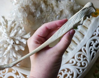 Hand geschnitzter Rotfuchs Knochen