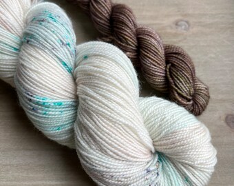 Sail Away sock set yarn  sock fingering Hand dyed yarn Gypsysoulfibers