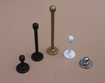 Straight Steel Supports (Set- 3pc.) for Shower Curtain Rods- 16 mm.