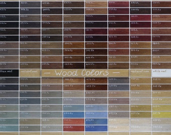 Color Samples for Window Valance, Cornice Board, Pelmet Box- Veneered MDF OAK, Many Colors Finishes