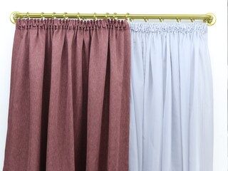 Tende Oscuranti Per Interni Bastone Per Tende Doppio Estensibile - Nero, 76-186 Cm, Metallico, Per Tende Con Occhielli O Tasche Supporto Tende Occhielli